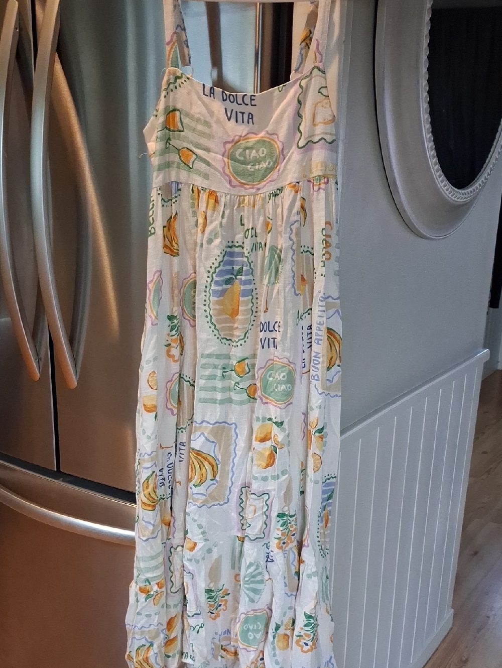 Paper Heart Smocked Maxi Dress - Pastel Floral Print